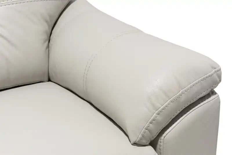Fabriqué au Canada Canapé 86 po en tissu aspect cuir avec coussin de siège amovible et capitonnage – Noir Mûre