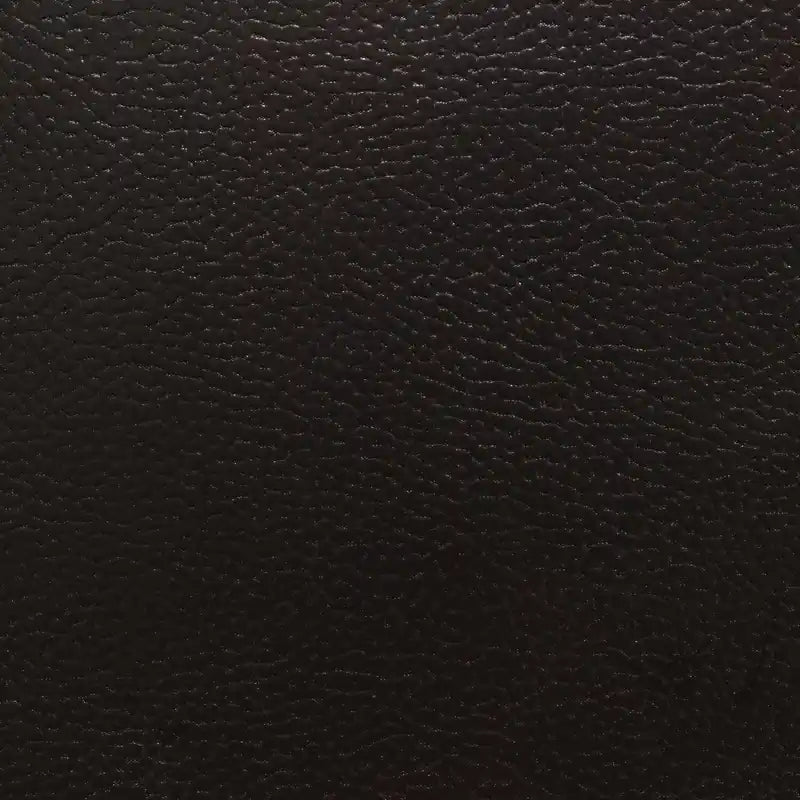 Fabriqué au Canada Canapé 86 po en tissu aspect cuir avec coussin de siège amovible et capitonnage – Noir Mûre