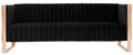 Manhattan Comfort Trillium 83.07 Sofa - Black & Gold