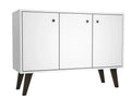 Manhattan Comfort Mid-Century Modern Bromma 35.43 Sideboard 2.0 with 3 Shelves