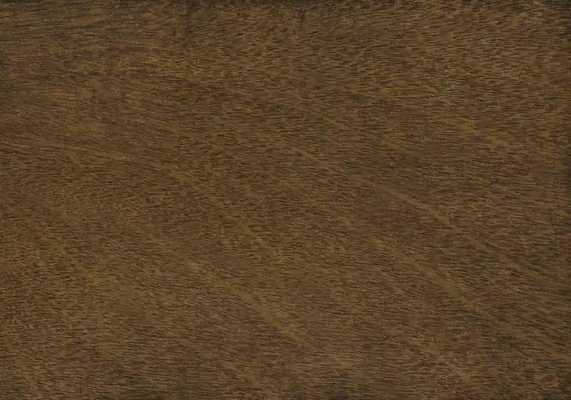 Table d'appoint/de chevet étroite avec tiroir de rangement, finition placage marron, style transitionnel
