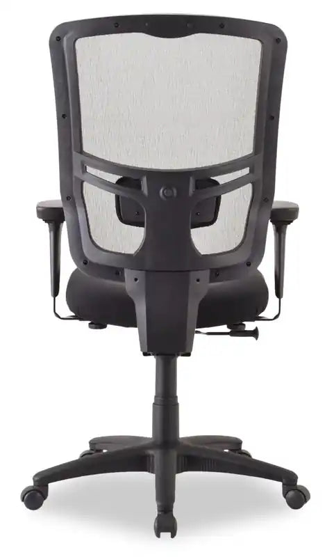 26.4 Chaise de bureau - Noir avec dossier en maille