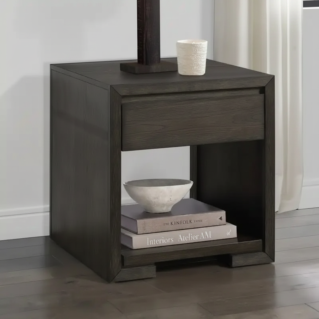 Dark Brown End Table 800x800