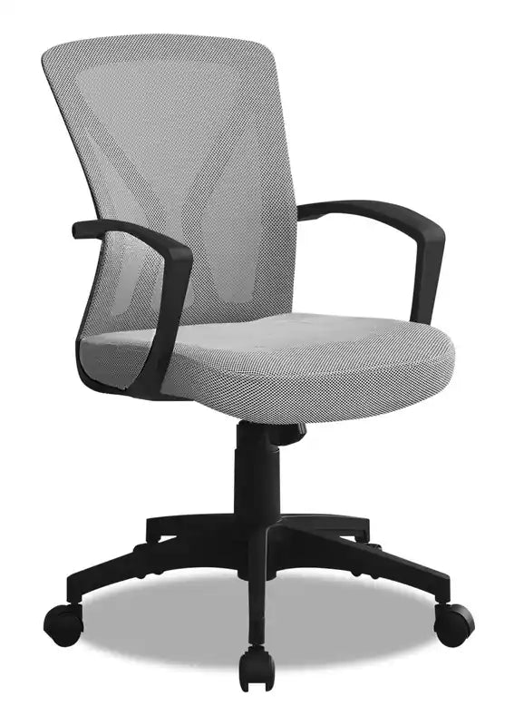 Dominic 23.5 Office Chair with Mesh Back - Grey/Black