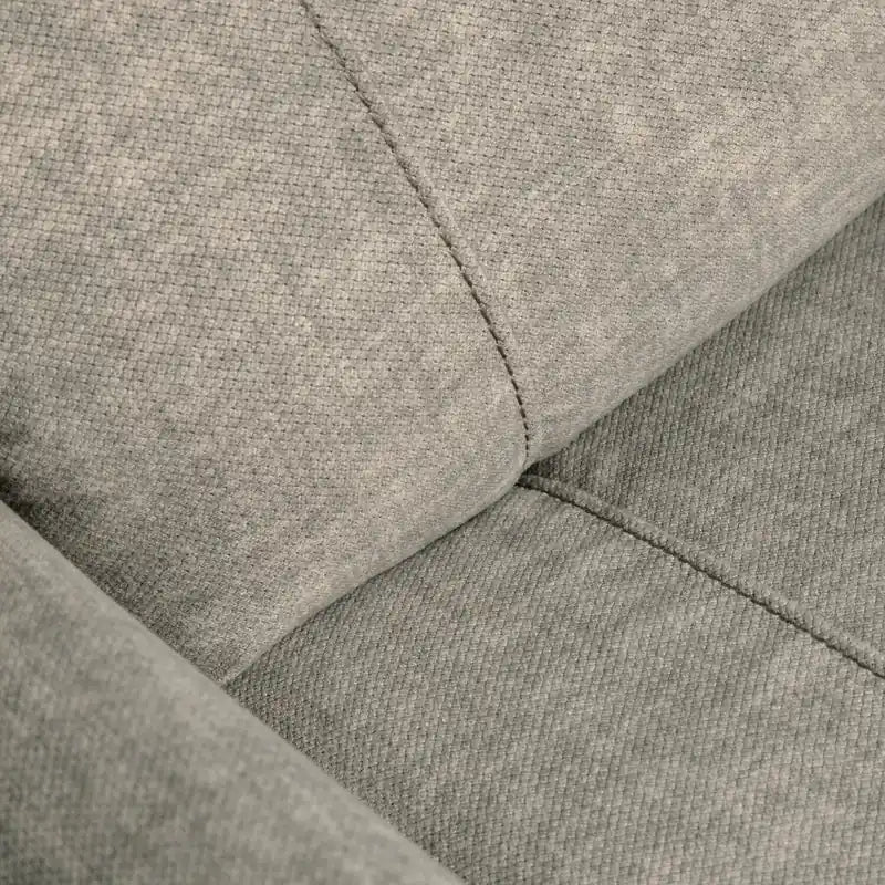 Fauteuil inclinable et pivotant en velours 30,3 po - Beige grès