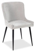 Lexi Dining Chair with Velvet-Look Fabric