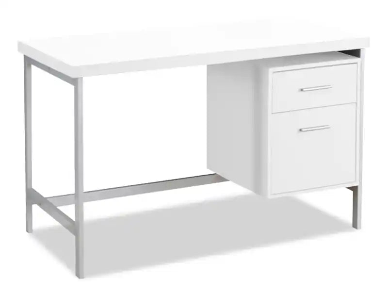Lindsay 47.25 Office Desk with 2-Drawers