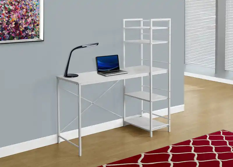 48 Office Desk with Open Shelves