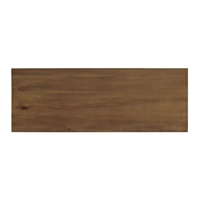 50 Table console rustique avec rangement et étagère